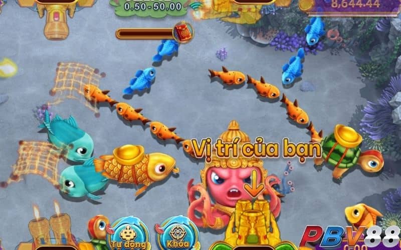 Chọn mục tiêu phù hợp và tăng dần khi bắn cá Chọn mục tiêu phù hợp và tăng dần khi bắn cá