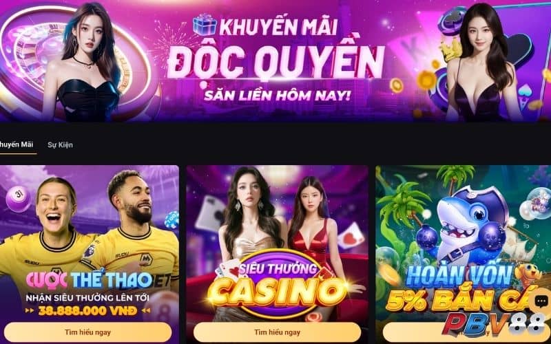 Đăng nhập PBV88 mỗi ngày sẽ có cơ hội nhận thưởng Đăng nhập PBV88 mỗi ngày sẽ có cơ hội nhận thưởng